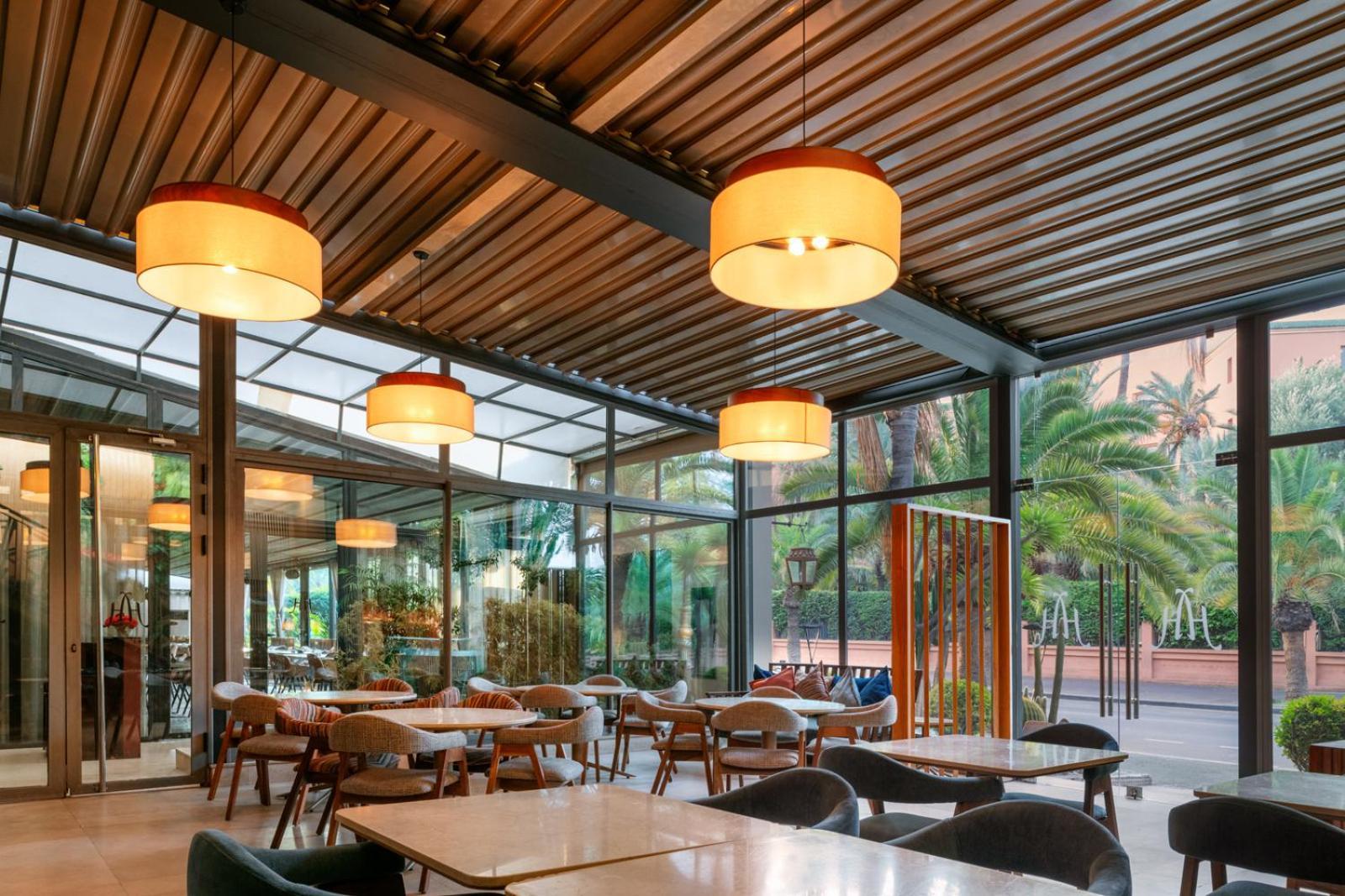 Hivernage Hotel & Spa Marraquexe Exterior foto The interior of the restaurant