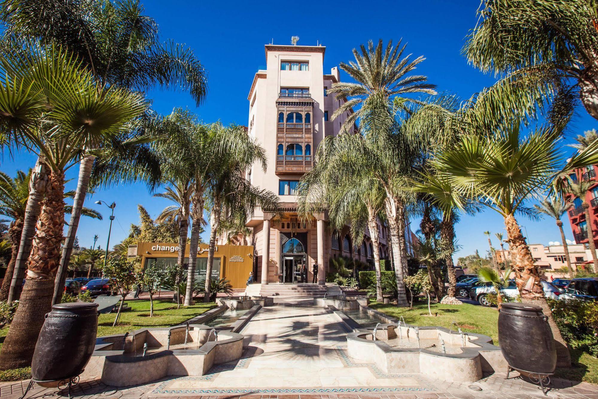 Hivernage Hotel & Spa Marraquexe Exterior foto The main entrance of the hotel