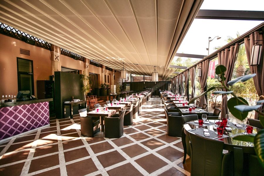 Hivernage Hotel & Spa Marraquexe Exterior foto Restaurant